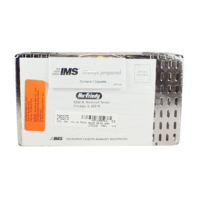 Hu-Friedy IMS Signature Series Space Saver Seven Cassette, 7 Instrument Capacity, 4.5" x 8" x 1", Yellow, IMSS75 thumbnail 8