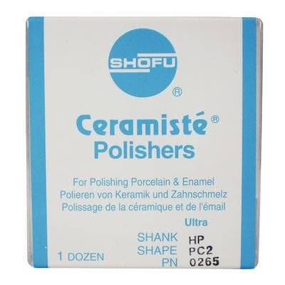 Shofu Ceramisté Ultra HP PC2 Polisher, Yellow Band, ISO #050, 12/Pk thumbnail 10