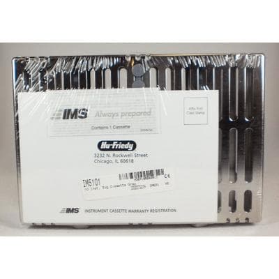 Hu-Friedy IMS Signature Series Instrument Cassette, Small, 10-Instrument, Gray, Stainless Steel, 5.5" x 8" x 1.25", IM5101 thumbnail 9