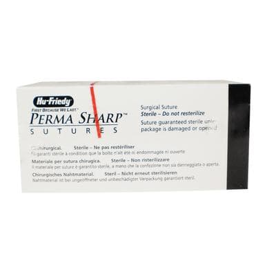 Hu-Friedy Perma Sharp Plain Gut Suture, 3-0, C-6 Needle, 3/8 Circle Reverse Cutting, 27", 12/Box, PSNH822A thumbnail 15