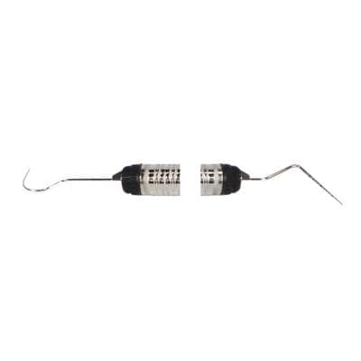 Hu-Friedy Expro Double-End 23/UNC15 Explorer/Probe, Color-Coded, #7 Satin Steel Colours Handle, XP23/UNC7 thumbnail 10