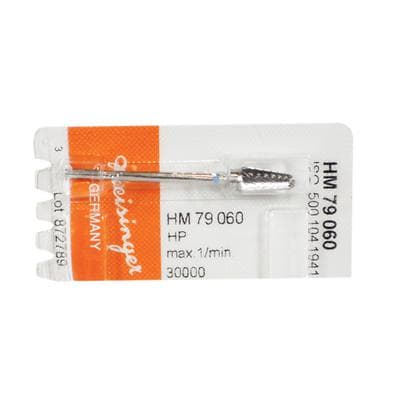Meisinger HM79-060-HP Carbide Lab Bur, Round End Taper, Plain Cut, Medium, 6.0 mm, Handpiece, 1 Each thumbnail 7