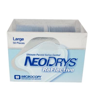 NeoDrys Reflective Saliva Absorbent Cotton Roll Substitute, Large, Blue, 50/Pk, DYRL thumbnail 20