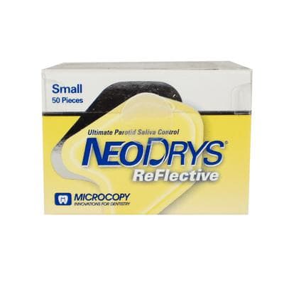NeoDrys ReFlective Saliva Absorbent Cotton Roll Substitute, Small (Yellow), Reflective Backing, 50/Box, DYRS thumbnail 21