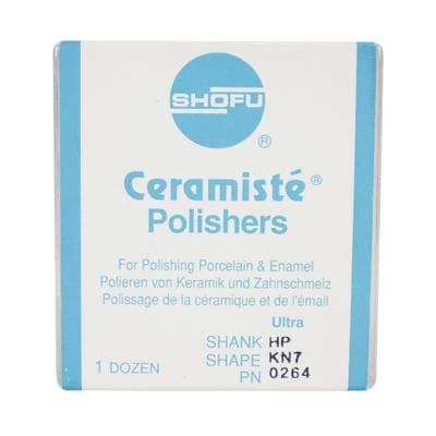 Shofu Ceramiste Ultra HP Knife Edge Polisher, #125 (KN7), Yellow Band, 12/Pk, 0264 thumbnail 12