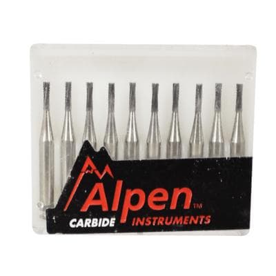 Alpen Carbide Operative Bur, #557 Straight Fissure Cross Cut, Right Angle (RA) Latch, 1.0 mm, 10/Pk thumbnail 7