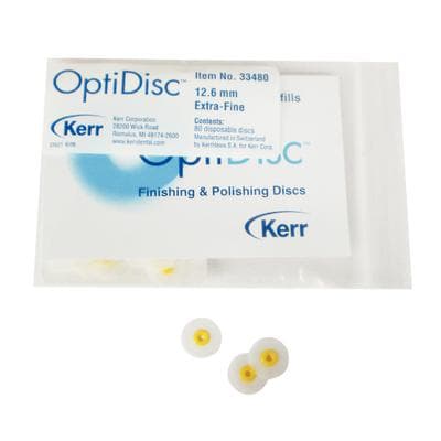 Kerr OptiDisc Finishing & Polishing Disc Refills, 12.6mm, Extra-Fine, 80/Box, #33480 thumbnail 12