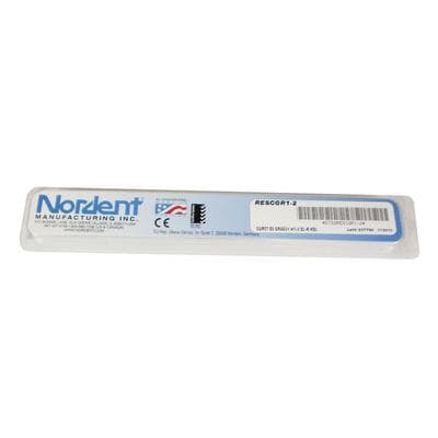 Nordent Classic Gracey Curette #1-2, Double-Ended, Standard Blade, DuraLite Round Handle, Stainless Steel, 1/Pk thumbnail 7