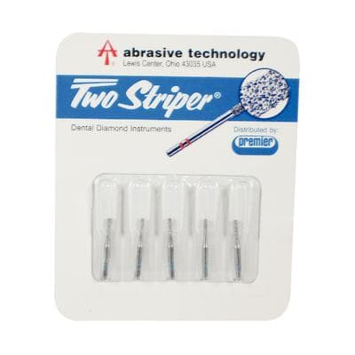 Two Striper Operative Diamond Bur, FGSS, Short Cut, Flat-End Cylinder, 557 S, 1.0 mm, Medium, Blue, 5/Pk, 2015915 thumbnail 11