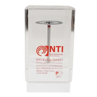 NTI Superflex Diamond Disc, Double Sided, Medium Grit, HP Shank, 22 mm Diameter, 0.17 mm Thickness, Red, #911H-220, 1/Pkg thumbnail 11