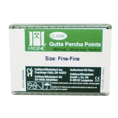 Hygenic Gutta Percha Points, Machine-Rolled, Classic, 28 mm, Fine-Fine, Pink, 100/Pk, H04230 thumbnail 10