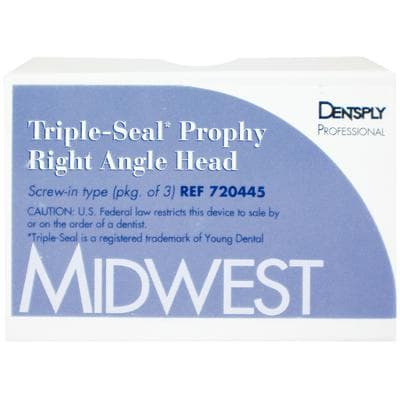 Midwest Prophy Right Angle Head, Triple Seal Screw-In Type, 3/Pkg, #720445 thumbnail 8