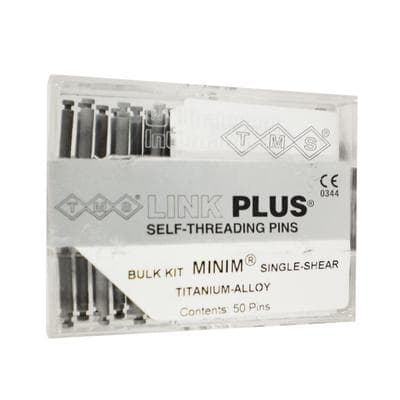 TMS Link Plus Titanium Alloy Parapulpal Pins, Minim, Single Shear, Silver, 0.021", Bulk Kit, 50/Pk, L822 thumbnail 12