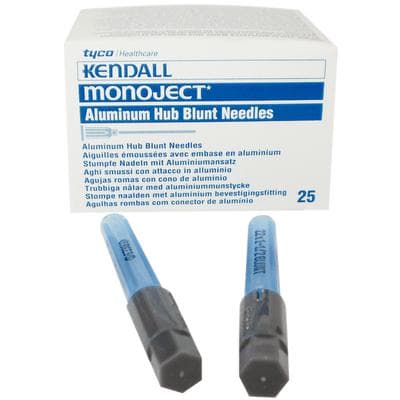 Monoject Blunt Cannula, 22 Gauge, 1-1/2" Length, Blue, Luer Lock, Sterile, 25/Box, 8881202389 thumbnail 7