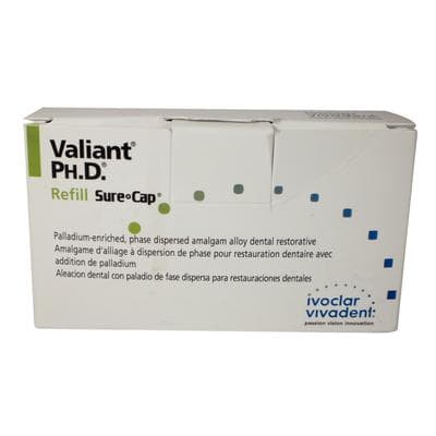 Valiant Ph.D. Sure Cap Amalgam Alloy Capsules, 1 Spill, Regular Set, 400 mg, Blue, 50/Box, NA6050410 thumbnail 7