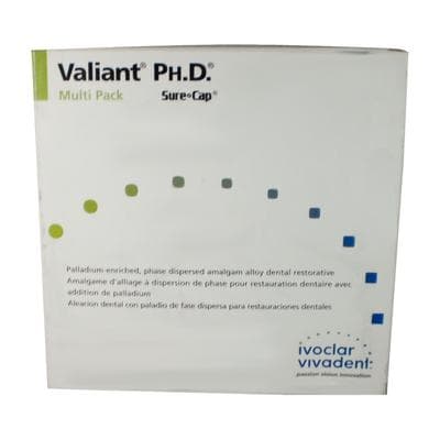 Valiant Ph.D. Sure Cap Amalgam Alloy Capsules, 1 Spill, 400 mg, Regular Set, Blue, 500/Box, NA6050411 thumbnail 6