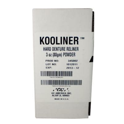 GC America Kooliner Hard Denture Reline Material, Powder Refill, Pink, 3 oz Bottle, 345002 thumbnail 16