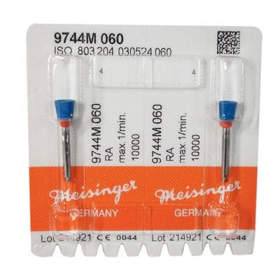 Meisinger Diamond Flexible Polisher Cup, Medium Grit, Blue/Orange, RA (Right Angle), 6.0mm Head, 2/Pk, 9744M-060-RA-BL/O thumbnail 12