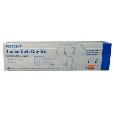 Etch-Rite 38% Phosphoric Acid Etching Gel, Jumbo Syringe Kit, Blue, 2 x 25 mL Syringes with 5 x 3 mL Empty Syringes and 50 Tips, ET-50 thumbnail 24