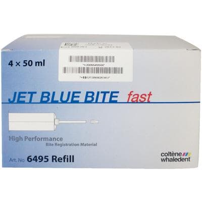 Jet Blue Bite Vinylpolysiloxane Bite Registration Material, Fast Set, 50 mL Cartridges, Refill Pack of 4, C6495 thumbnail 10
