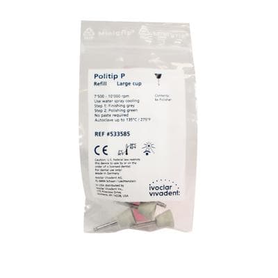 Ivoclar Vivadent Politip-P Polishers, Green, Large Cup, 6/Pkg, 533585 thumbnail 10