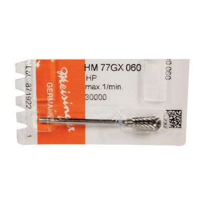Meisinger HM77GX-060 Lab Carbide Cutter, Pear, X-Cut, Medium, 6.0 mm, HP, 1/Pkg thumbnail 7