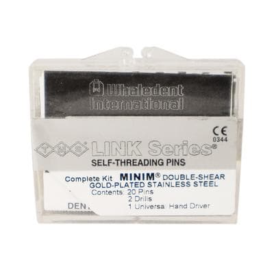 TMS Link Series Minim Double Shear Complete Kit, Gold-Plated Stainless Steel, .021"/.525 mm, L-531, 20 Pins/Kit thumbnail 13