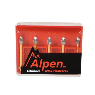 Alpen 12-Blade Trimming & Finishing Carbide Burs, FG, Egg, # 7408, 2.3 mm, 5/Pk, R707408 thumbnail 15