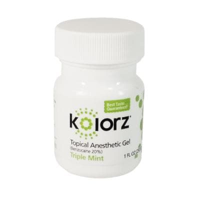 Kolorz Topical Anesthetic Gel, 20% Benzocaine, Triple Mint, 1 oz Jar, 755101 thumbnail 13