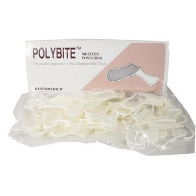 Polybite Disposable Bite Registration Trays, Sideless Posterior, 3-in-1, 50/Box, 889 thumbnail 21