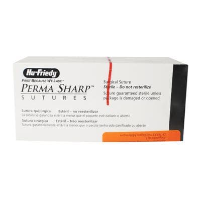 Hu-Friedy Perma Sharp Chromic Gut Absorbable Suture, 3-0, C-6 Reverse Cutting Needle, 3/8 Circle, 27", 12/Box, PSN636C thumbnail 16