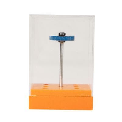 Meisinger 9752M-170-HP-B/O Porcelain Polishing Wheel, Medium Grit, Blue/Orange, HP Shank, 17.0 mm, 1 Each thumbnail 10