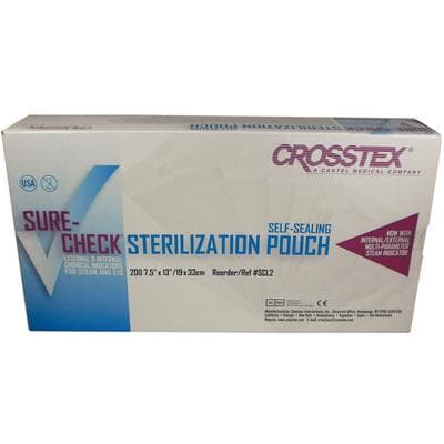 Sure-Check Self-Seal Sterilization Pouches, 7.5" x 13", Clear, 200/Box, SCL2 thumbnail 21