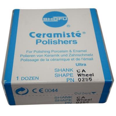 Shofu Ceramisté Ultra CA Wheel Polisher, Yellow Band, ISO #090, 12/Pk, 0256 thumbnail 7