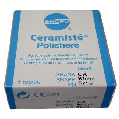 Shofu Ceramisté Ultra II CA Wheel Polisher, ISO #090, White Band, 12/Pk, 0259 thumbnail 8