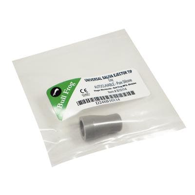 Bull Frog Saliva Ejector Tip, Gray Silicone, Autoclavable, 1/Pk, B10114 thumbnail 12