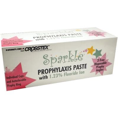 Crosstex Sparkle Prophy Paste with Fluoride, Medium Grit, Mint, Gluten Free, 200 Unit Dose Cups, UPMM thumbnail 13
