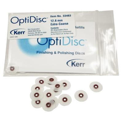 OptiDisc Translucent Finishing & Polishing Disc Refills, 12.6 mm, Extra Coarse, 80/Pk, 33483 thumbnail 15