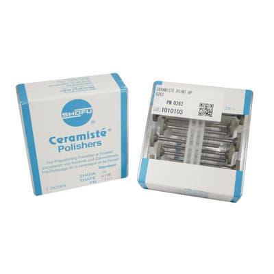 Shofu Ceramiste Soft Polishers, HP, Standard Grit, Wheel WH6 (#120), Grey, 12/Pk, 0263 thumbnail 15