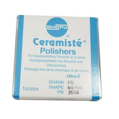 CeraMisté Soft Polishers, FG, Ultra II, Midi-Point, #060, White Band, 12/Pk, 259B thumbnail 14