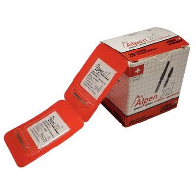Alpen X1 Single-Use Diamond Bur, FG, #859-014F, Pointed Cone, Fine, Red, 1.4 mm, 25/Pk, X859F014 thumbnail 16