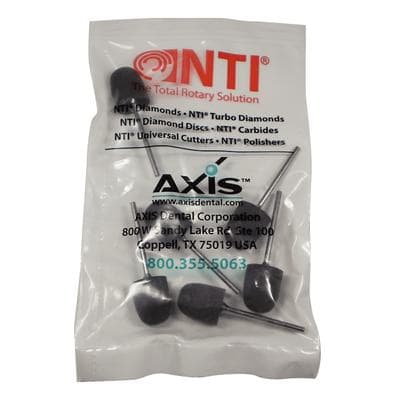 NTI Acrylic Polisher, Medium (Black), HP, Round End Taper, 6/Pkg, P0662 thumbnail 11