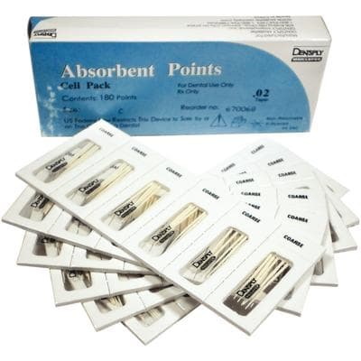 Dentsply Maillefer Absorbent Paper Points, Coarse, .02 Taper, Sterile, Cell Pack, 180/Box, 670068 thumbnail 8