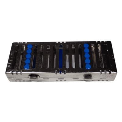 Hu-Friedy IMS Signature Series Exam Cassette, 5-Instrument Capacity, 3" x 8" x 1.25", Blue, IM6058 thumbnail 10