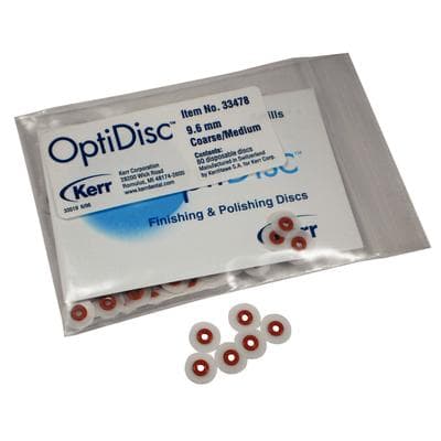 Kerr OptiDisc Finishing & Polishing Disc Refills, 9.6 mm, Coarse/Medium, 80/Box, 33478 thumbnail 12