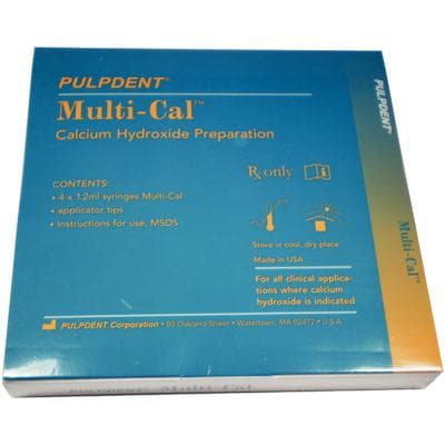Pulpdent Multi-Cal Calcium Hydroxide Paste Kit, 1.2 mL Syringes, 4/Pk, with 8 Applicator Tips, MULTI thumbnail 24