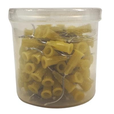 Stat-Flo Hemostatic Infusor Pre-Bent Brush Tips, 19 Ga, Yellow, 100/Pk, 312100 thumbnail 19