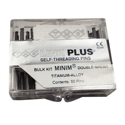 TMS Link Plus Titanium Alloy Self-Threading Parapulpal Pins, Minim, Double Shear, 0.021", Silver, 2-in-1 Bulk Kit, 50/Pk, L842 thumbnail 12