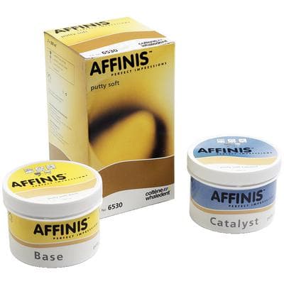 Affinis A-Silicone Impression Material, Putty Soft Regular Set, 300 ml Base & 300 ml Catalyst, Beige, 1/Pk, C6530 thumbnail 11