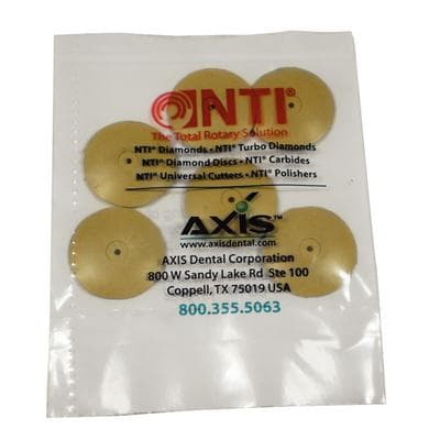 NTI Acrylic Silicone Polishers, Knife Edge, Fine, Yellow, Unmounted, 22 mm, 6/Pkg, PBR01 thumbnail 10